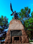 Памятник запорожским казакам, высадившимся на Тамани